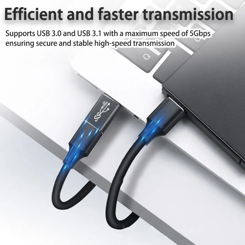 

USB 3.0 to Type-c Extension Adapter USB Connector For PC Male to Female Extension Plug Converter
