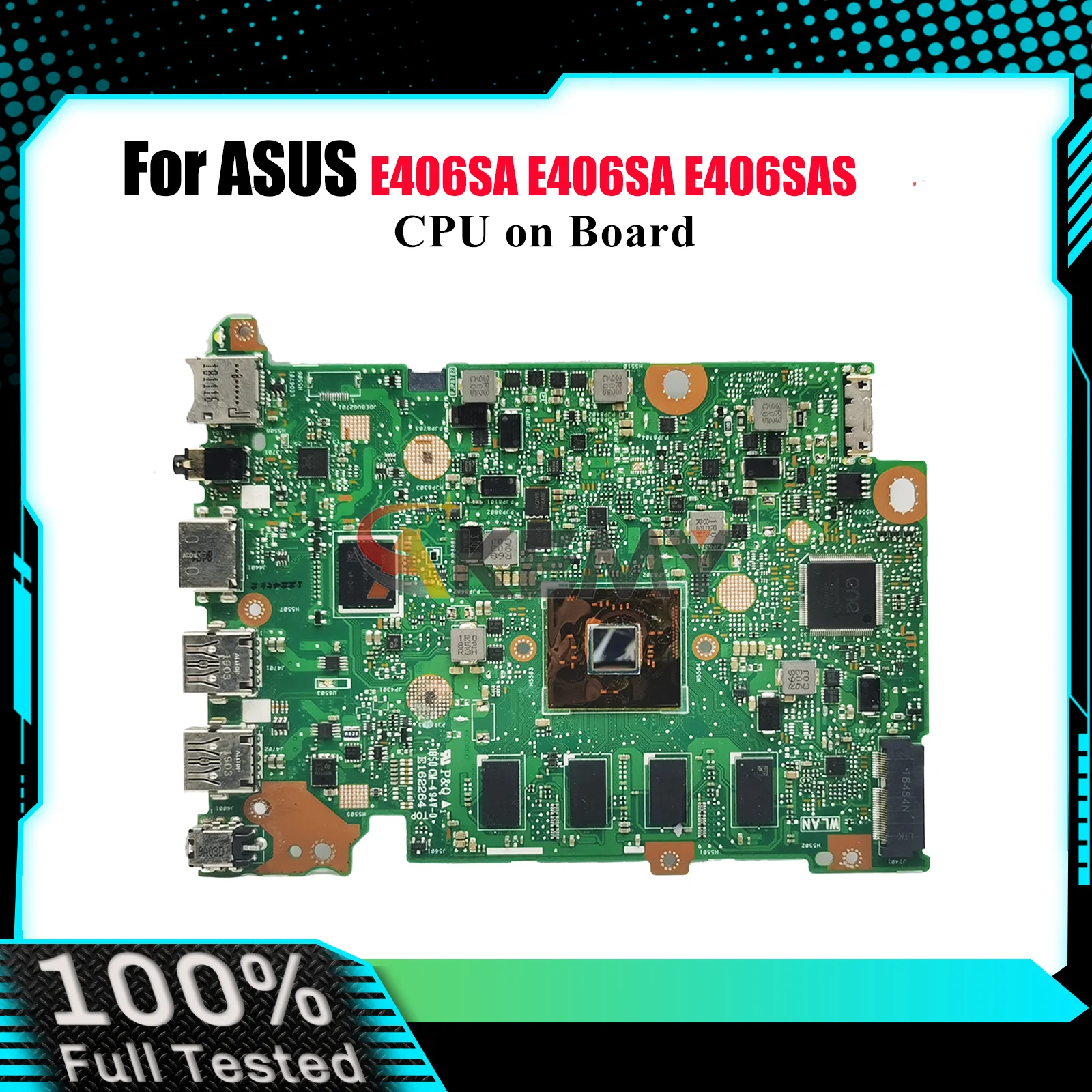 

E406SA Материнская плата для ноутбука ASUS EeeBook E406S E406SAS E406SA Материнская плата для ноутбука с процессором 100% тестирование ОК быстрая доставка stk