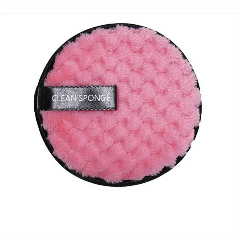 1 Piece Makeup Remover Pad, Cosmetics, Reusable Face Towel, Makeup Wipes, Cloth, Washable Cotton Pad, Care Cleansing Puff Tool