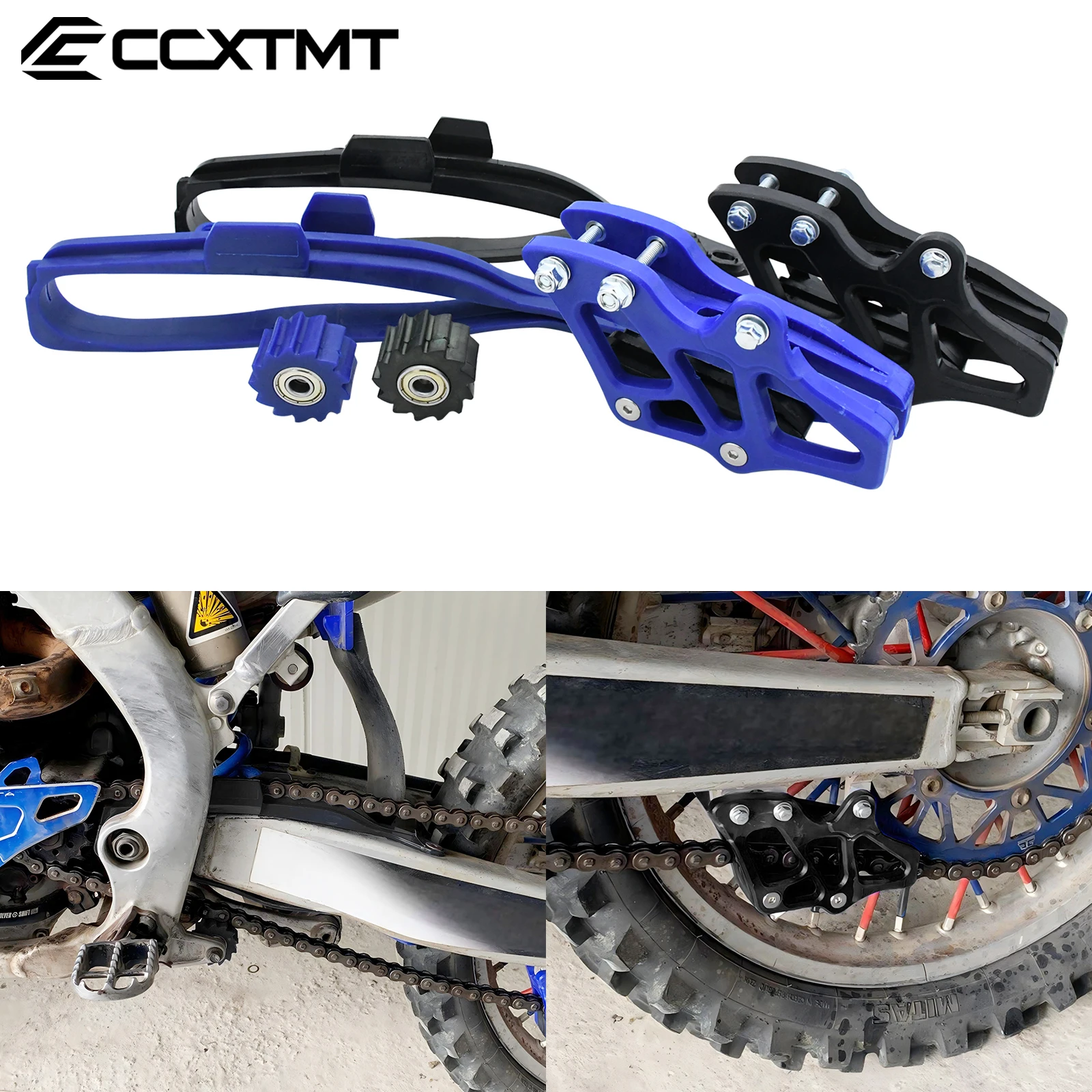 

Chain Slider Guide Swingarm Roller Chain Guide Sprocket Guard For Yamaha WR250F WR450F YZ125 YZ250 YZ250F YZ450F YZ250X Parts