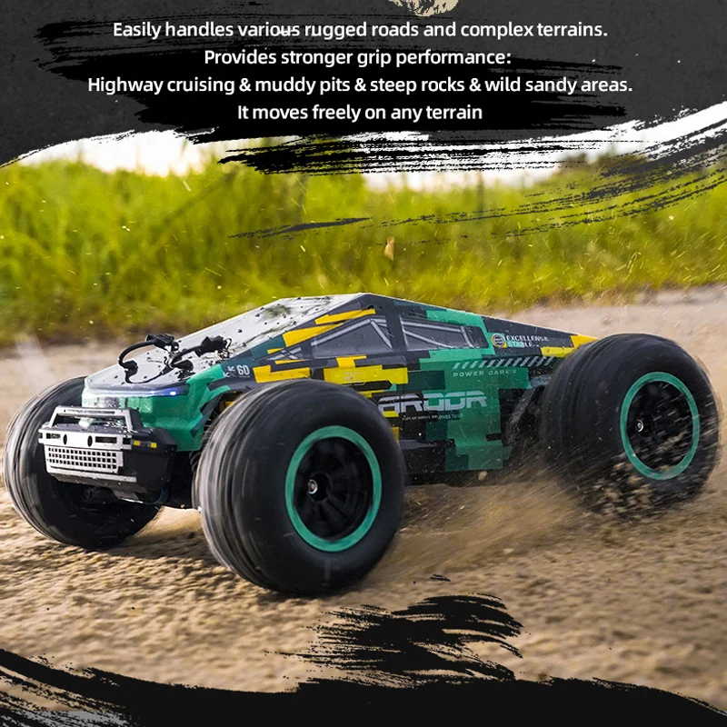 

Jjrc C8821 4wd High-Speed 2.4g Rc Car Carbon Brush 40km/H Full Proportion Variable Speed Off-Road Vehicle Boys' Toys