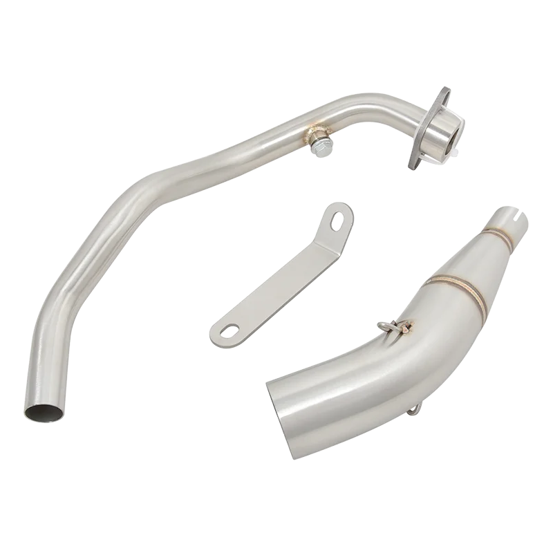 Slip On For Honda CB150R 2017-2022 Motorcycle Exhaust Systems Modified Side Row Front Link Pipe Escape Connection 51mm Muffler image 3