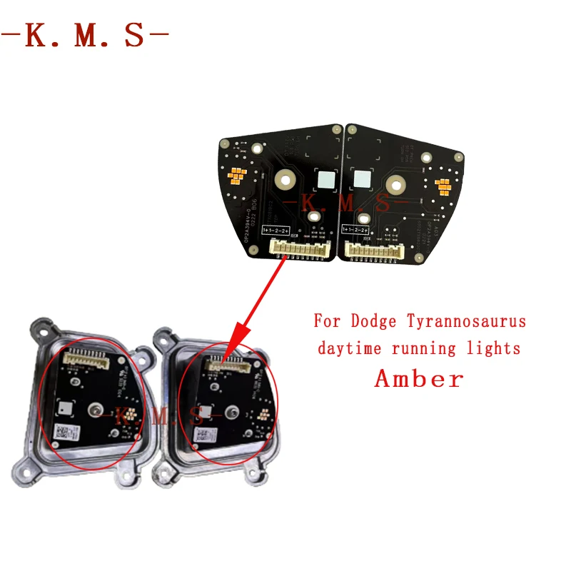 

Suitable for Dodge Tyrannosaurus Rex LED daytime running light turn signal module amber daytime running light source