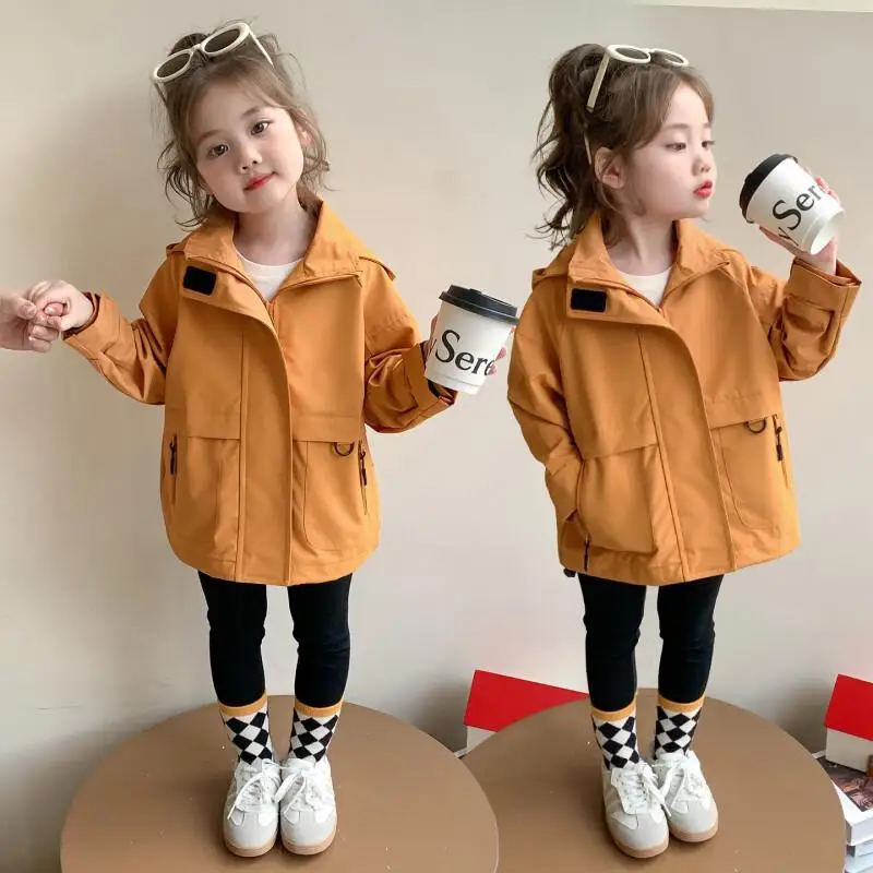 

Модная детская одежда Kawaii, повседневный комплект пальто, детские куртки, легкие пуховики, детская зимняя одежда с подкладкой для девочек, 2025 год для девочек