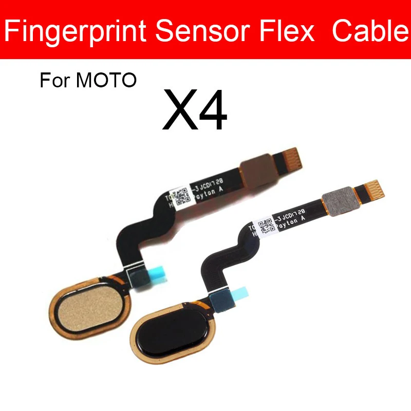 

Fingerprint Sensor Home Return Key Menu Button Flex Ribbon Cable For Motorola Moto X4 X (4th Gen) XT1900 Replacement Parts