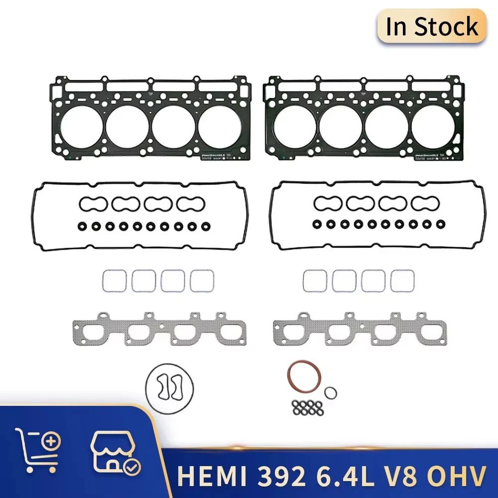 

Engine Parts Cylinder Head Gasket Set Fit Hemi 392 6.4 L For 2011-2020 Chrysler 300 Dodge Jeep GRAND CHEROKEE Ram 2500 3500 6.4L