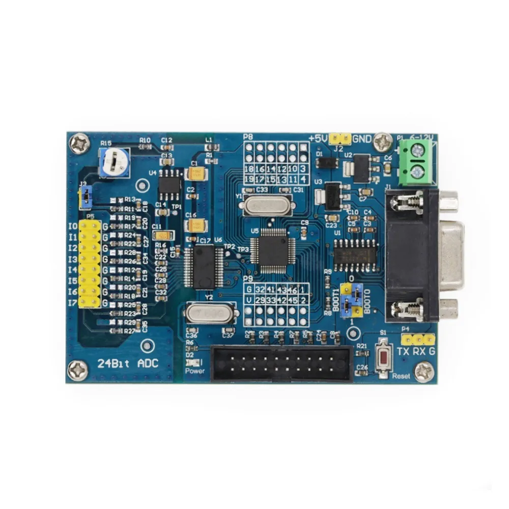 ADS1256 Module 24 Bit High Precision ADC DAQ STM32F103C8T6 Microcontroller Data Acquisition Board For Industrial Sensor Measurem