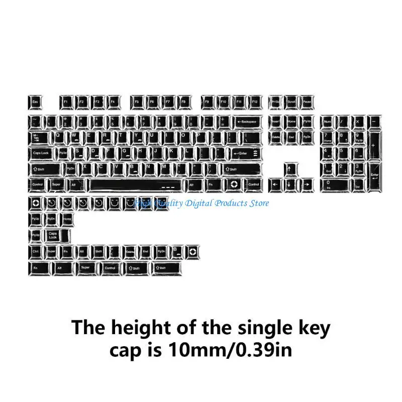 U2je Classical Minimalisten Styles 136Key PBT KeyCaps Compatibel voor volledige mechanische toetsenborden KeyCaps vervanging