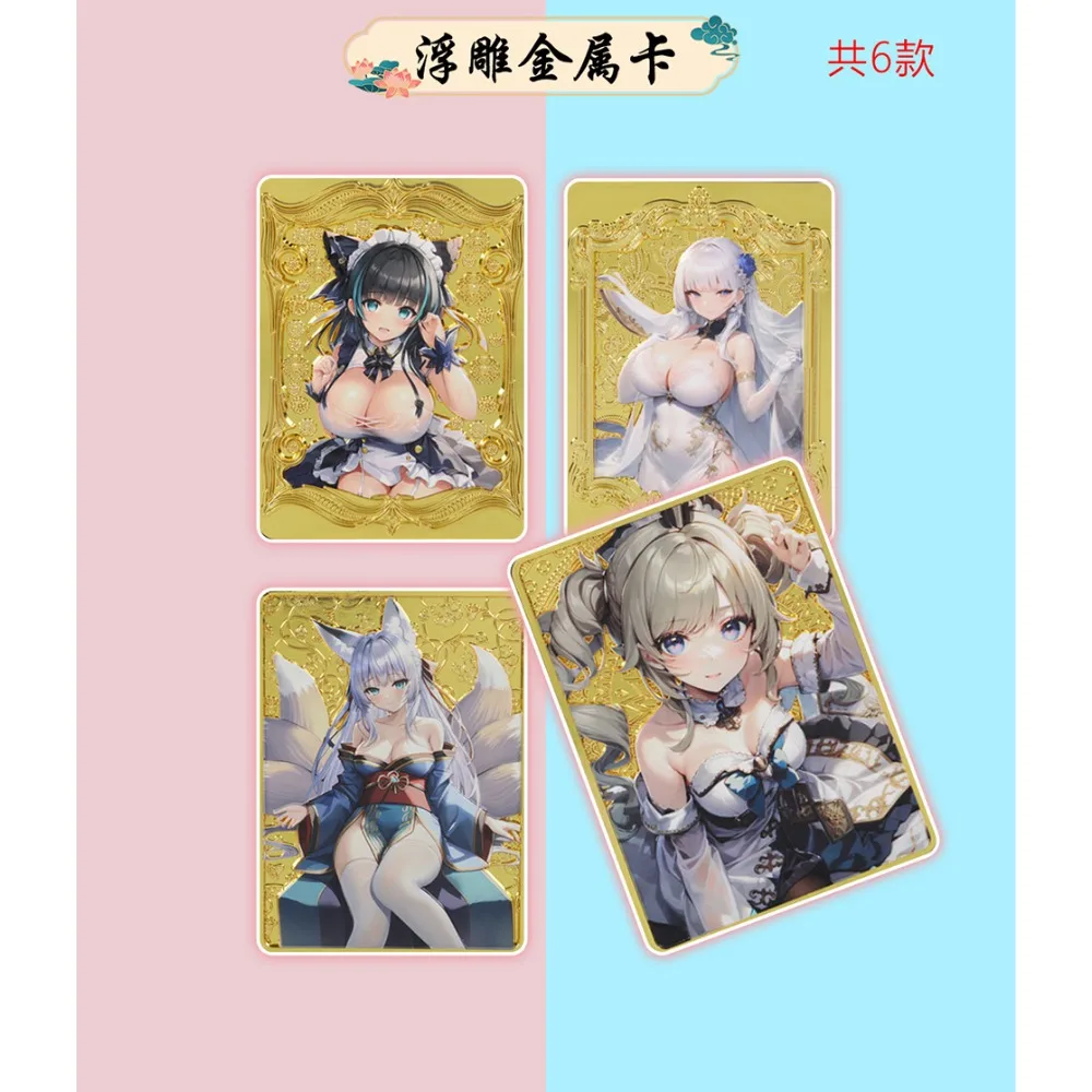 Original Beautiful Woman Goddess Story Cards Anime Game Girl Pure White Hanayome Cards Collection Booster Box Children Love Gift