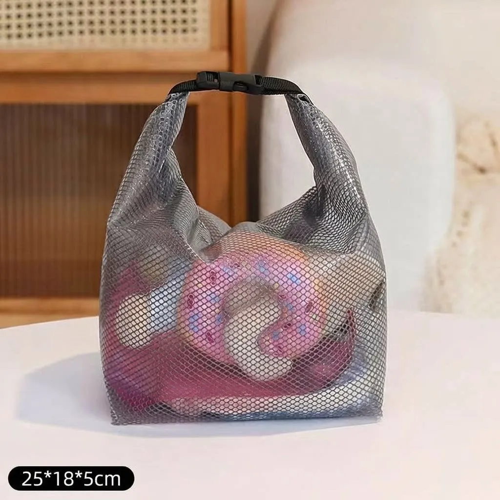 Transparente Wasserdichte Kosmetiktasche Modische Reise-Toilettentasche mit Großer Kapazität Trendige Damen Durchsichtige Waschtasche – Detail 4