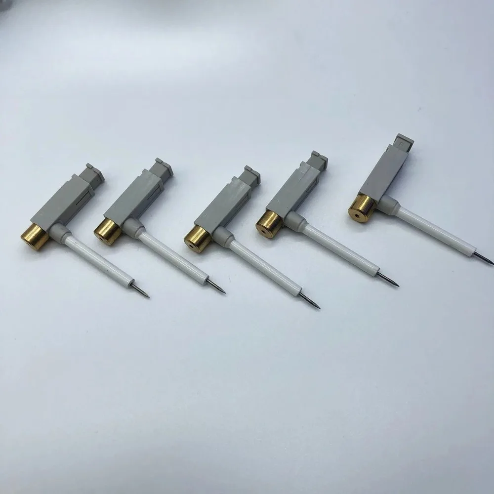

5Pcs 37.3*8*8mm Gas Oven Cassette Furnace Flame-Retardant Material Copper Cap Gas Burner BBQ Piezo Igniter