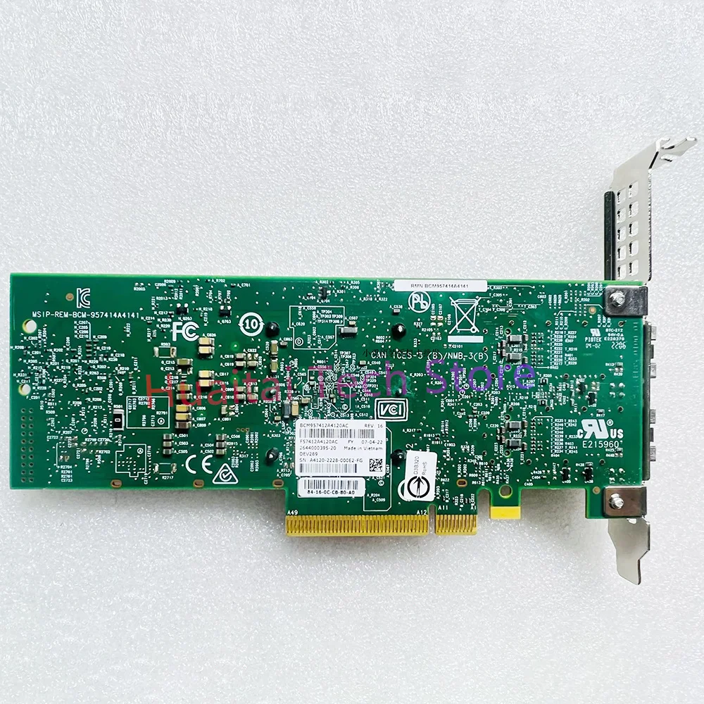 Original For Broadcom  BCM57412 PCIe dual port Ten Gigabit NIC BCM957412A