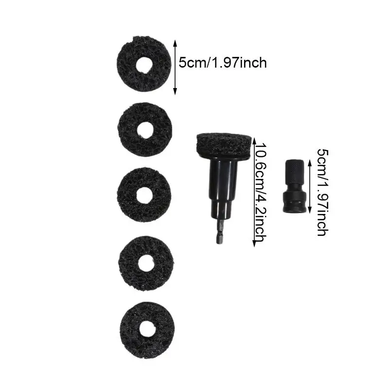 سيارة محور عجلات الصلب حافة الصدأ برهان تلميع القرص محور عجلات قرص فرامل ومحور رئيس إزالة الصدأ أداة الصيانة الملحقات #1