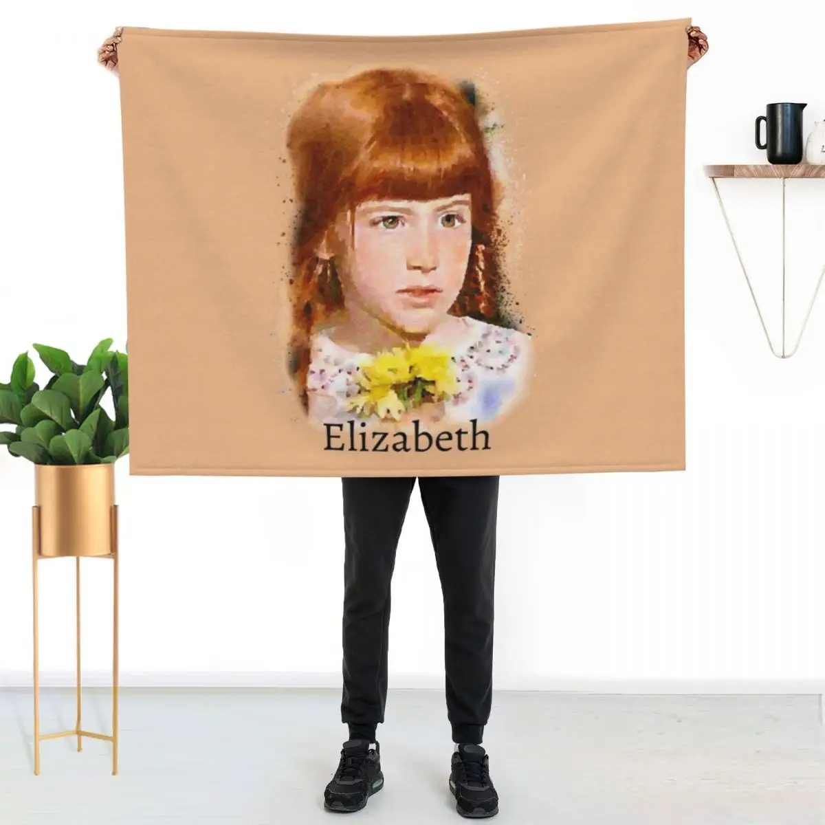 

Elizabeth Walton Throw Blanket All Season Lightweight Soft Blanket for Bed