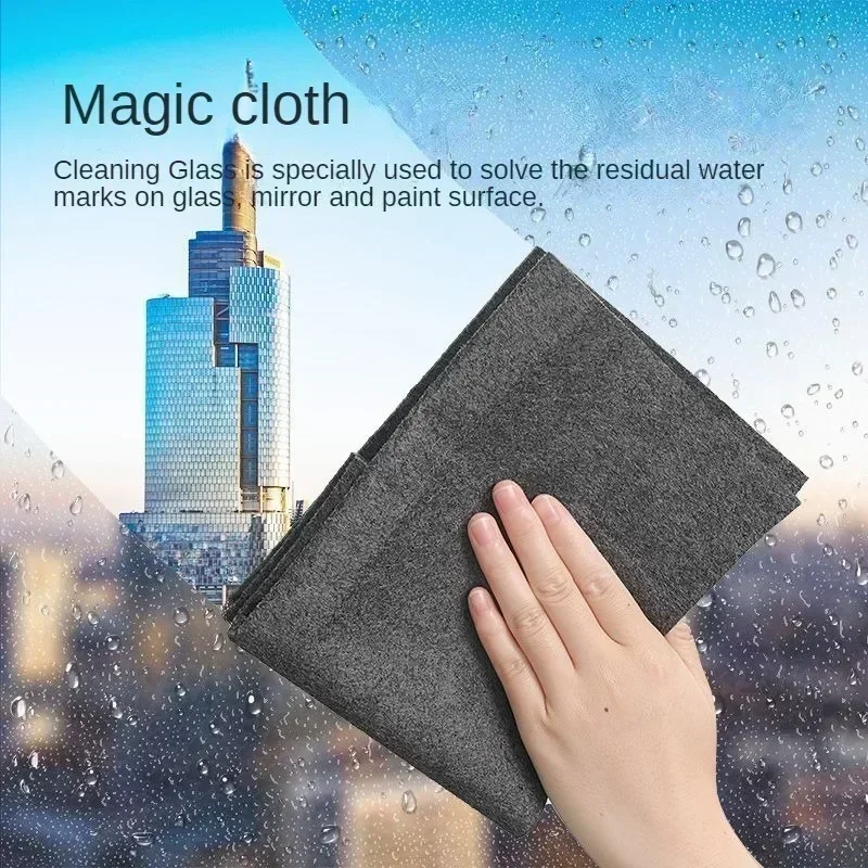 10PC Thickened Magic Cleaning Cloth Microfiber Glass Clean Towel Reusable Washable Lint-free Cleaning Rags for Kitchen Glass Car