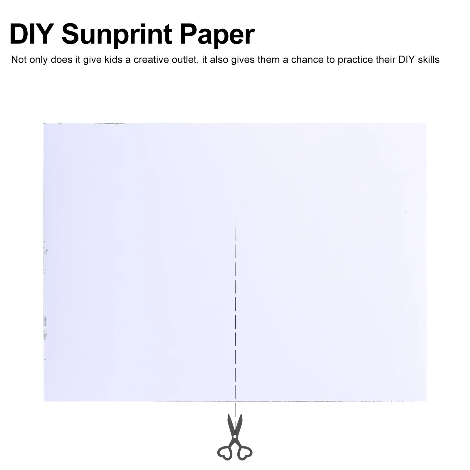 

24 Pcs Plain Cyanotype Painting Paper Sun Print Kit DIY Material Child Printing