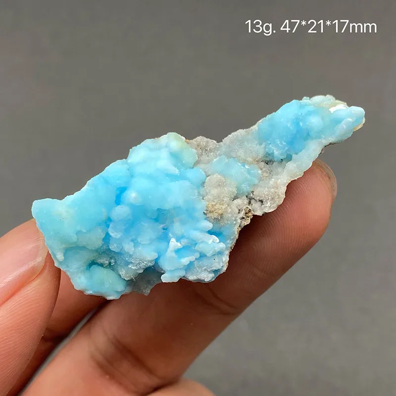 100%  Natural blue aragonite Mineral Specimens Stones and Crystals Healing Crystal