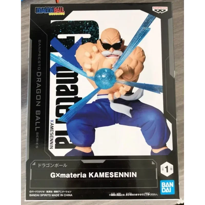 Em estoque original bandai banpresto gx materia dragon ball kame sennin pvc anime figura modelo ornamentos colecionáveis boneca brinquedo presente