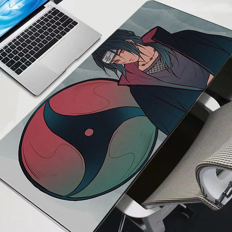 

Коврик для мыши XXL, прочный, с аниме-дизайном Наруто, для геймеров, аксессуар для ПК, полный комплект, коврик для клавиатуры и стола Varmilo