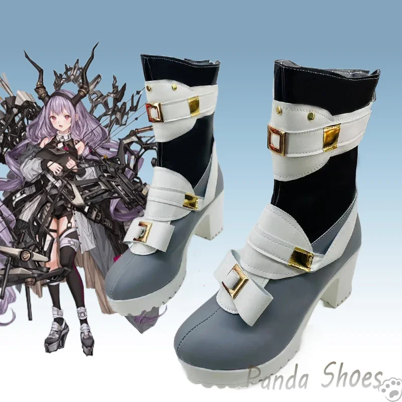 Gioco Arknights Typhon Scarpe Cosplay Anime Cos Comic Typhon Costume Cosplay Scarpe Prop per Con Festa di Halloween