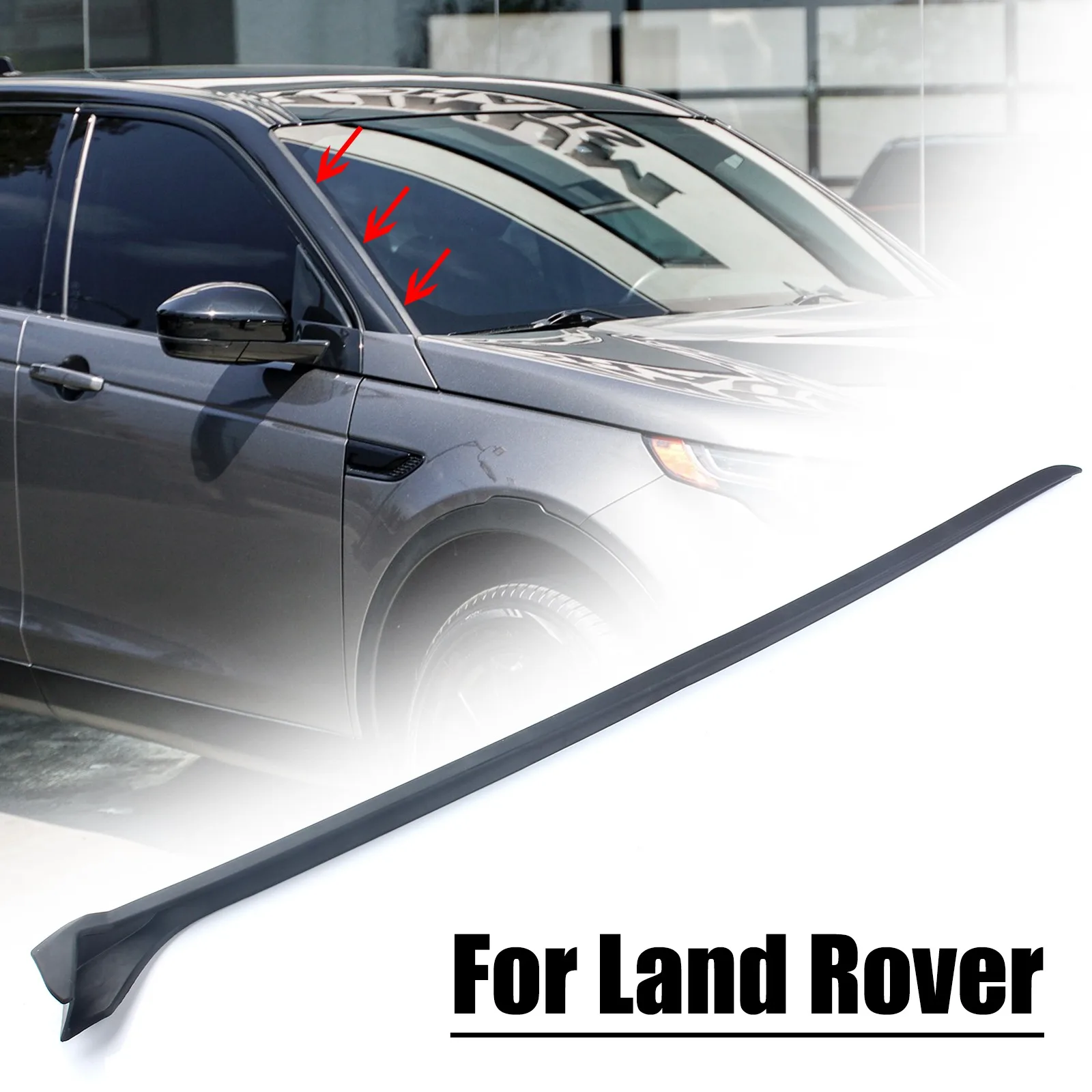 For Land Rover Discovery Sport 2015-2023 Car A Pillar Finisher Molding Strip Trim Cover LR061135 LR061136 ABS