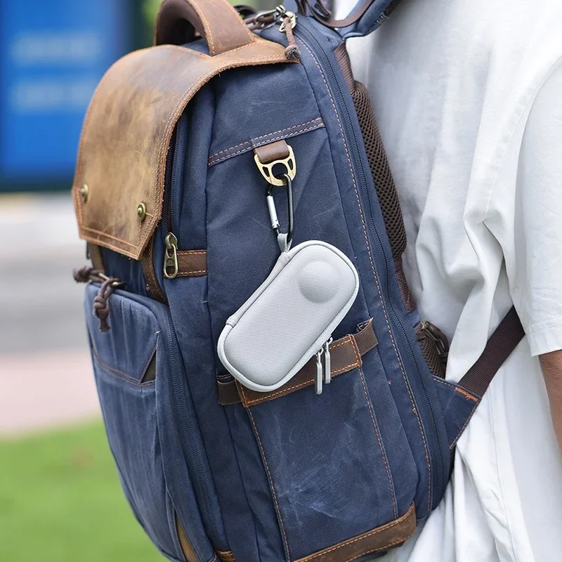 

Custom-Molded EVA Portable Carrying Case Storage Bag For Insta360 X2 X3 - Waterproof Hard Shell Case With Precision-Cut Foam