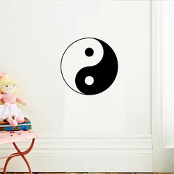 Five Elements with yin yang symbol Wall decal Chinese medicine yin yang Wall Sticker For Home Room Decor Vinyl Art Decals