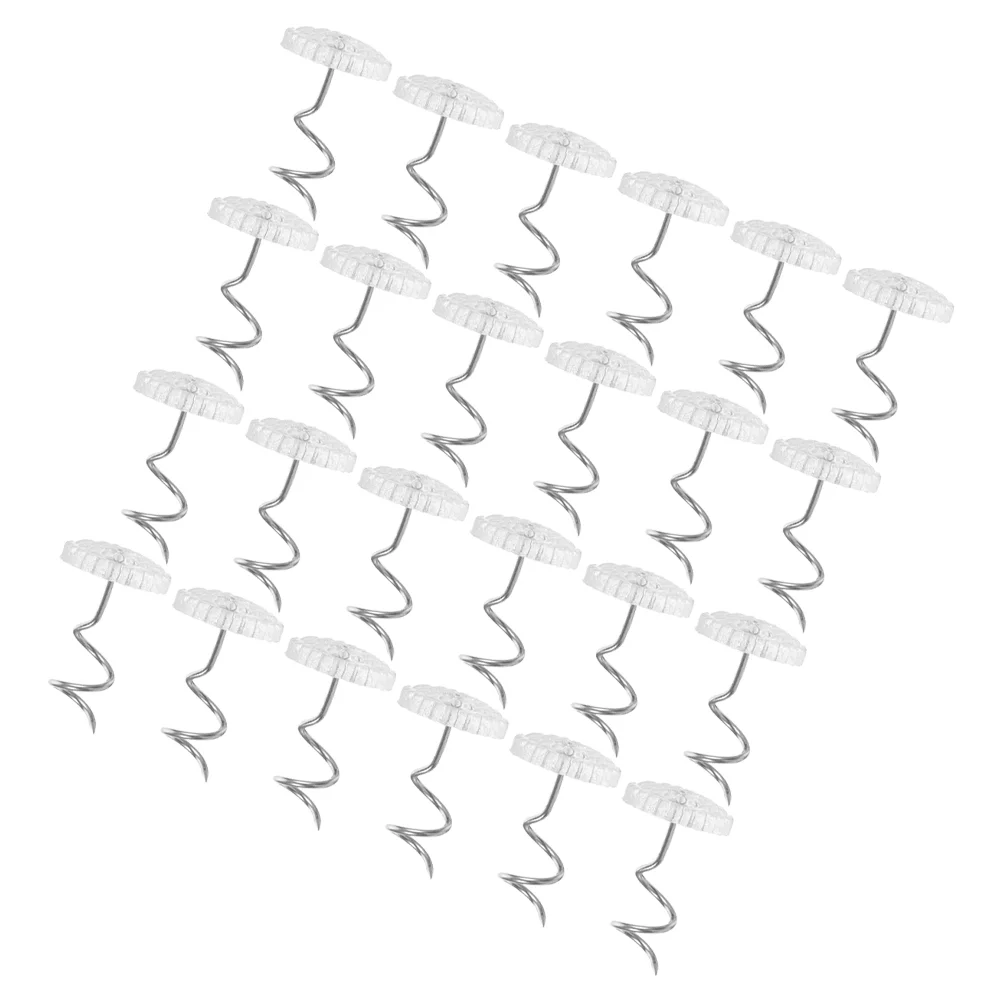 50pcs Sofa Tacks Spiral Furniture Pins Bed Sheet Spiral Nails Furniture Nail Furniture Pin bed sheet pins