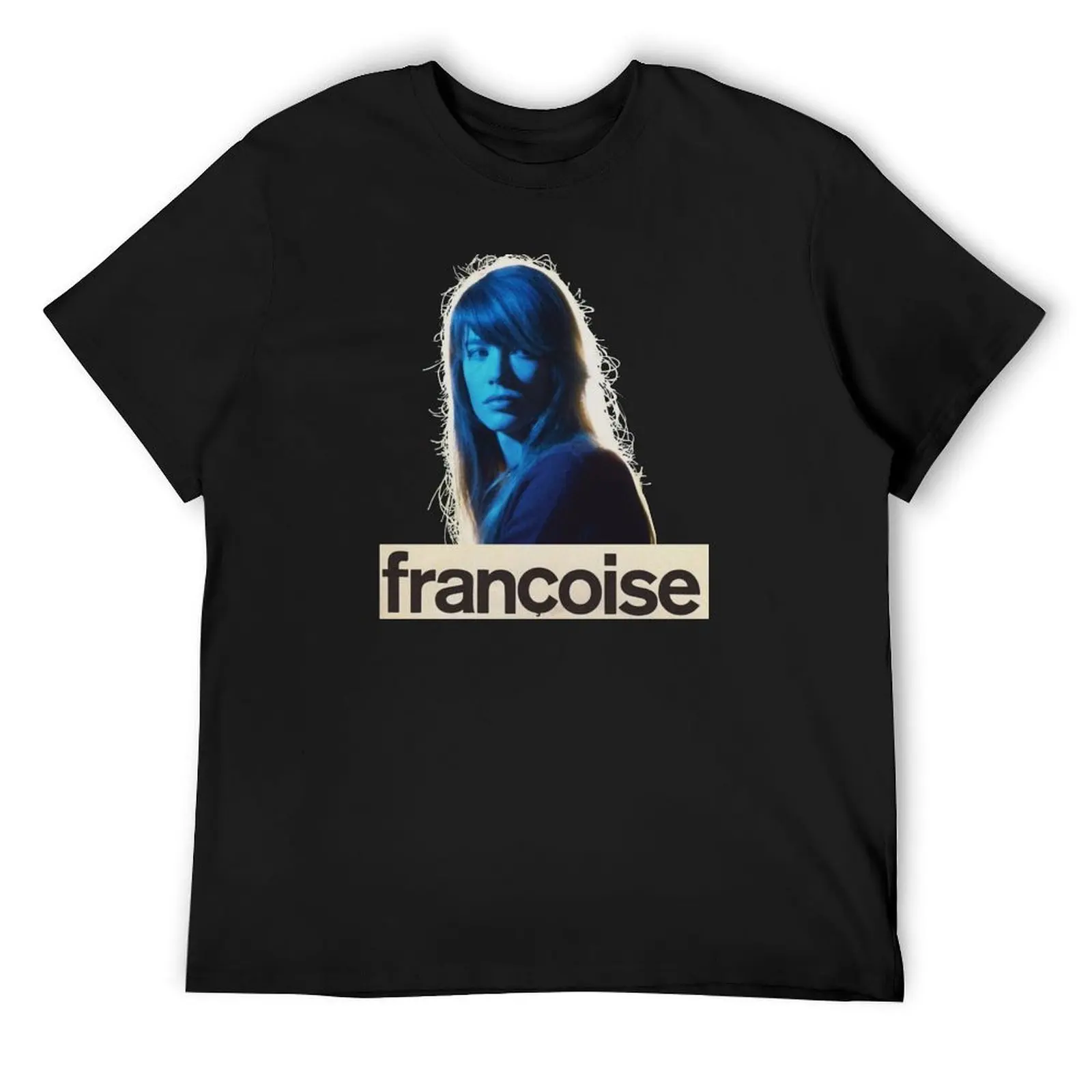 

Футболка Franoise Hardy 60-х годов French Chanteuse, футболки с рисунком баскетбола, футболки большого размера с аниме, мужская дизайнерская футболка