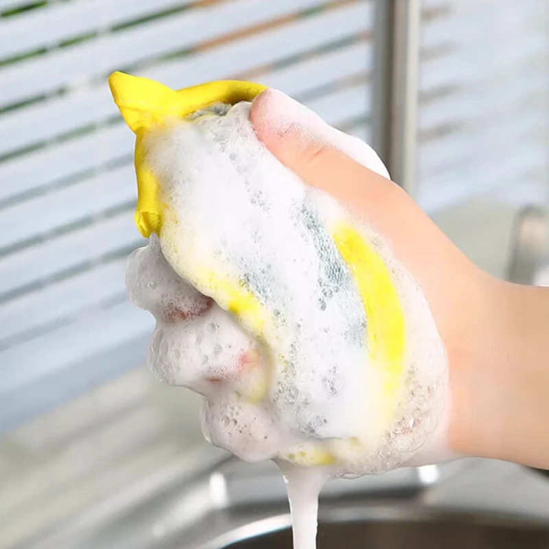 Dish Cloth: Dual-Sided Kitchen Cleaning Cloth for Washing Dishes, Cookware & Tableware