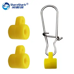 30Pcs Heavy Duty Fishing Lure Sinker Slide Finder Slider Duo Lock Snaps Connector Plastic Head Fishing Accessorie