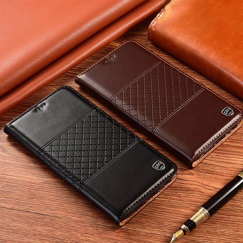Luxury Genuine Leather Business Phone Case For Samsung Galaxy A10S A20S A30S A40 A50S A60 A70S A80 A90 Magnetic Flip Cover