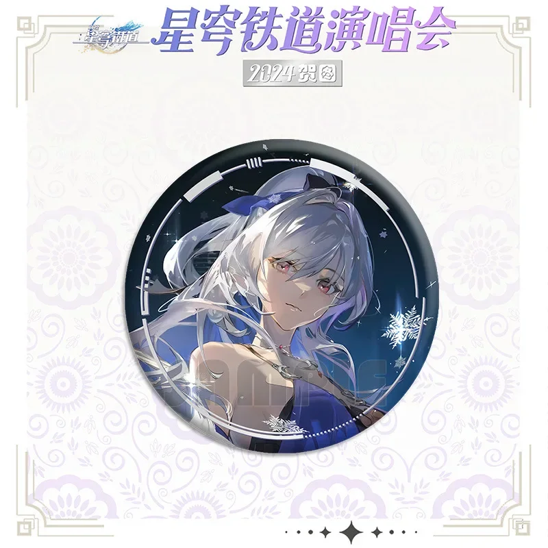 Anime Honkai Impact 3 Jingliu Kafka Aventurine Yanqing Robin Argenti Cosplay Badge Brooch Backpack Decorate Xmas Gift