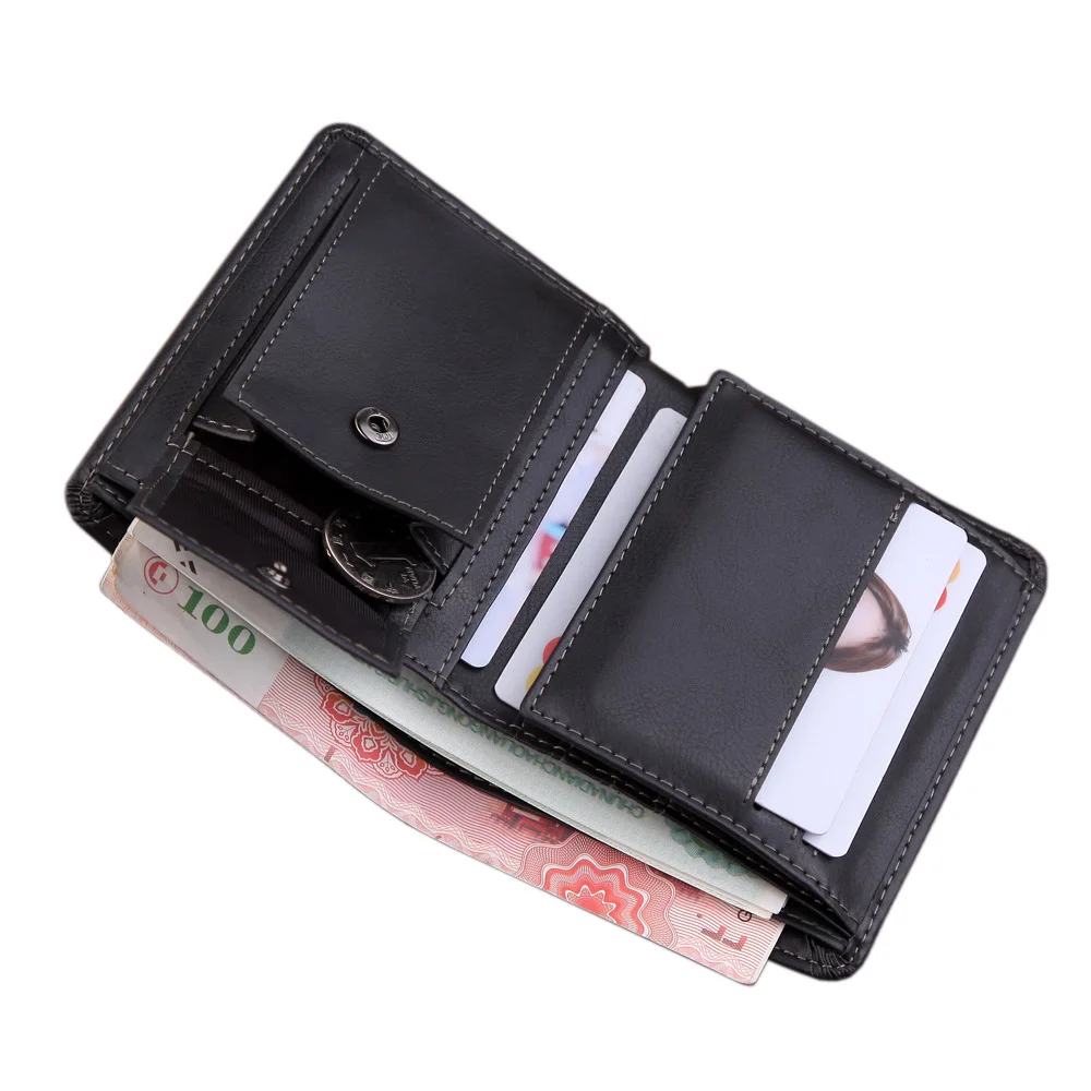 Luxury Brand Wallet Men Leather Wallets Purse Top Quality male clutch leather wallet man money bag quality guarantee