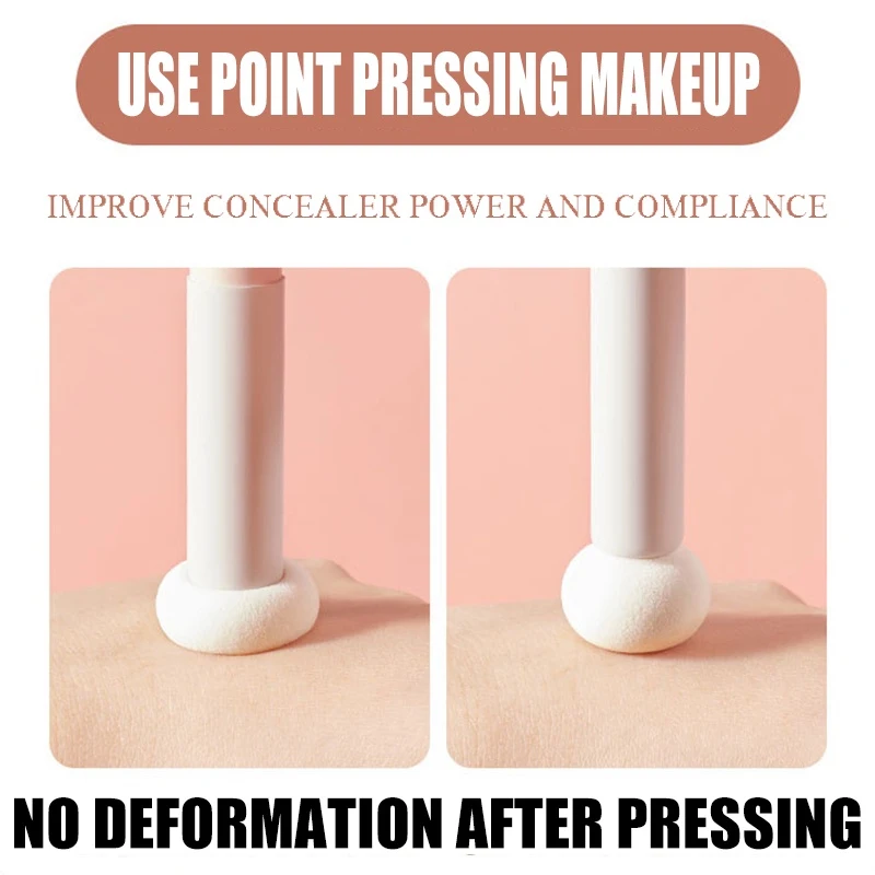 14Pcs Makeup Sponge Set Concealer Brush Lipstick Lip Powder Mushroom Head Puff Wet Dry Use Foundation Cosmetic Makeup Accesories