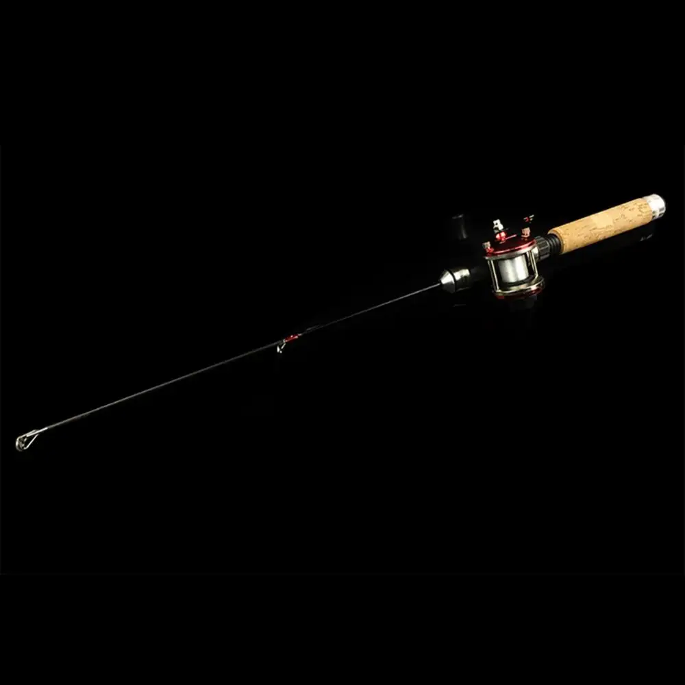 Sea Fishing Rod Spinning Fishing Rod Fish Pole Portable Winter Shrimp Ice Pole Telescopic Winter Fishing Rods Casting 3 Sections