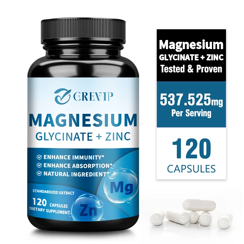 

Магния глицинат - поддерживает здоровье мышц, нервов, суставов и сердца, снижает стресс и тревожность, улучшает качество сна.