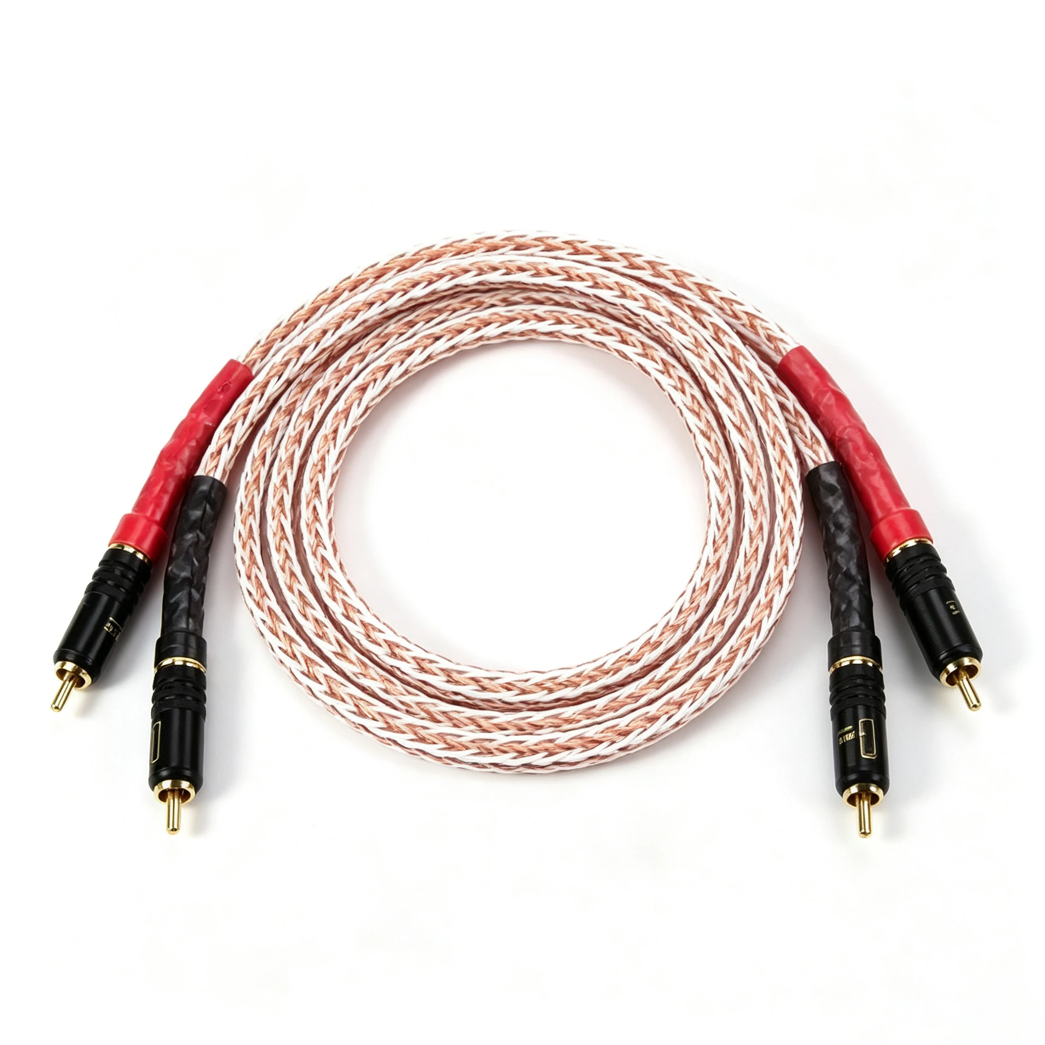 زوج من كابلات RCA عالية الجودة - مراجعة Musical Instrument Image وسعره