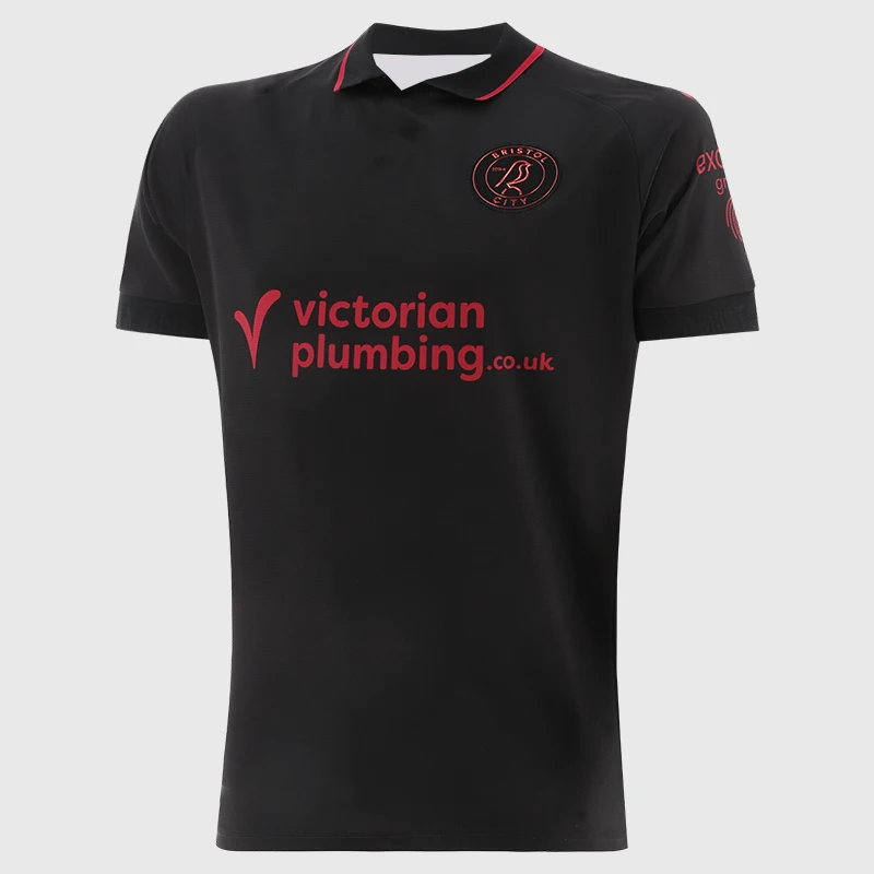 26_27 Saison Bristol City Trikot 3D-Druck Sport Freizeit Schnelltrocknend Outdoor Atmungsaktiv Familien-Partnerlook T-Shirt – Detail 6