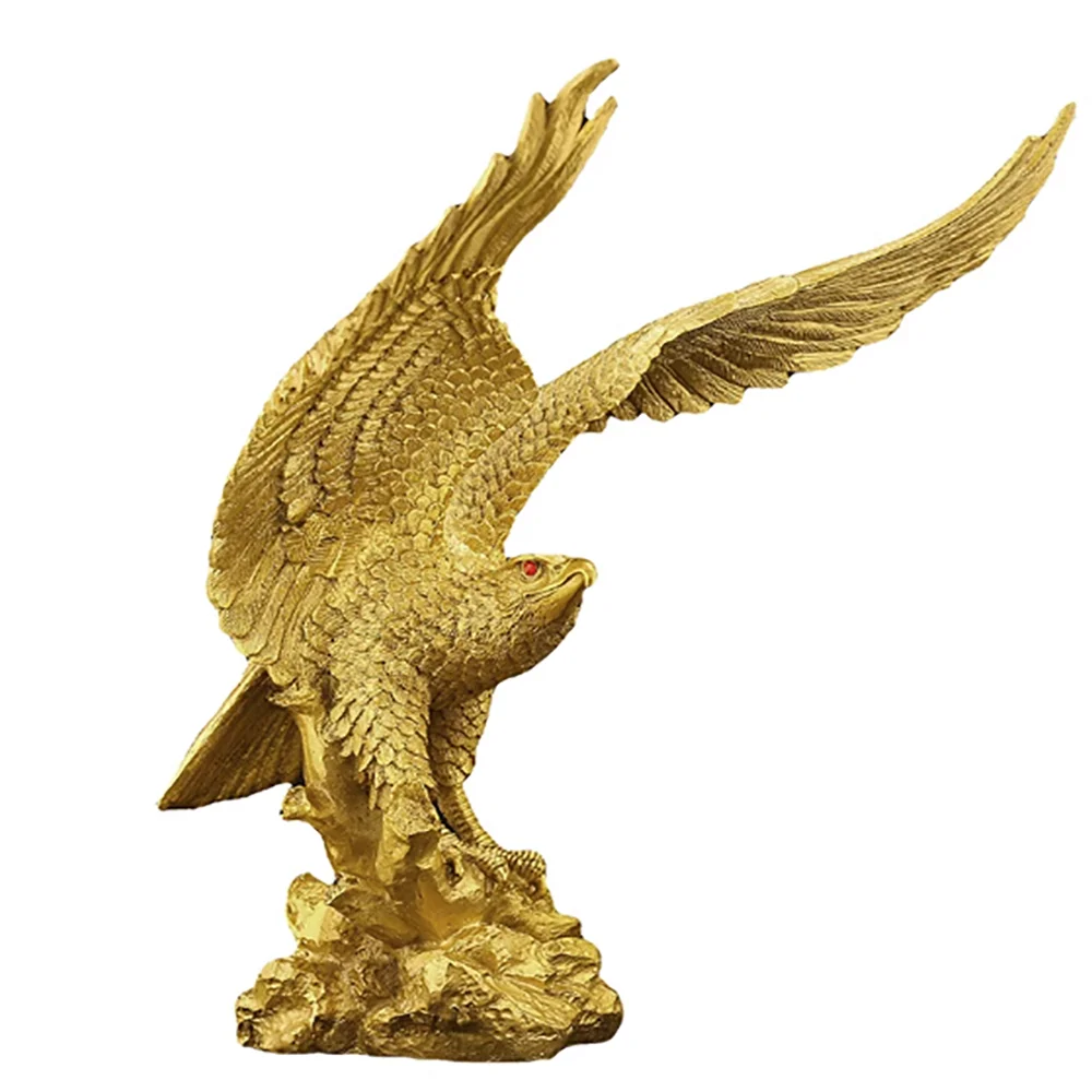 Pure copper grand exhibition, grand picture, eagle, great peng spreading wings, eagle living room decoration