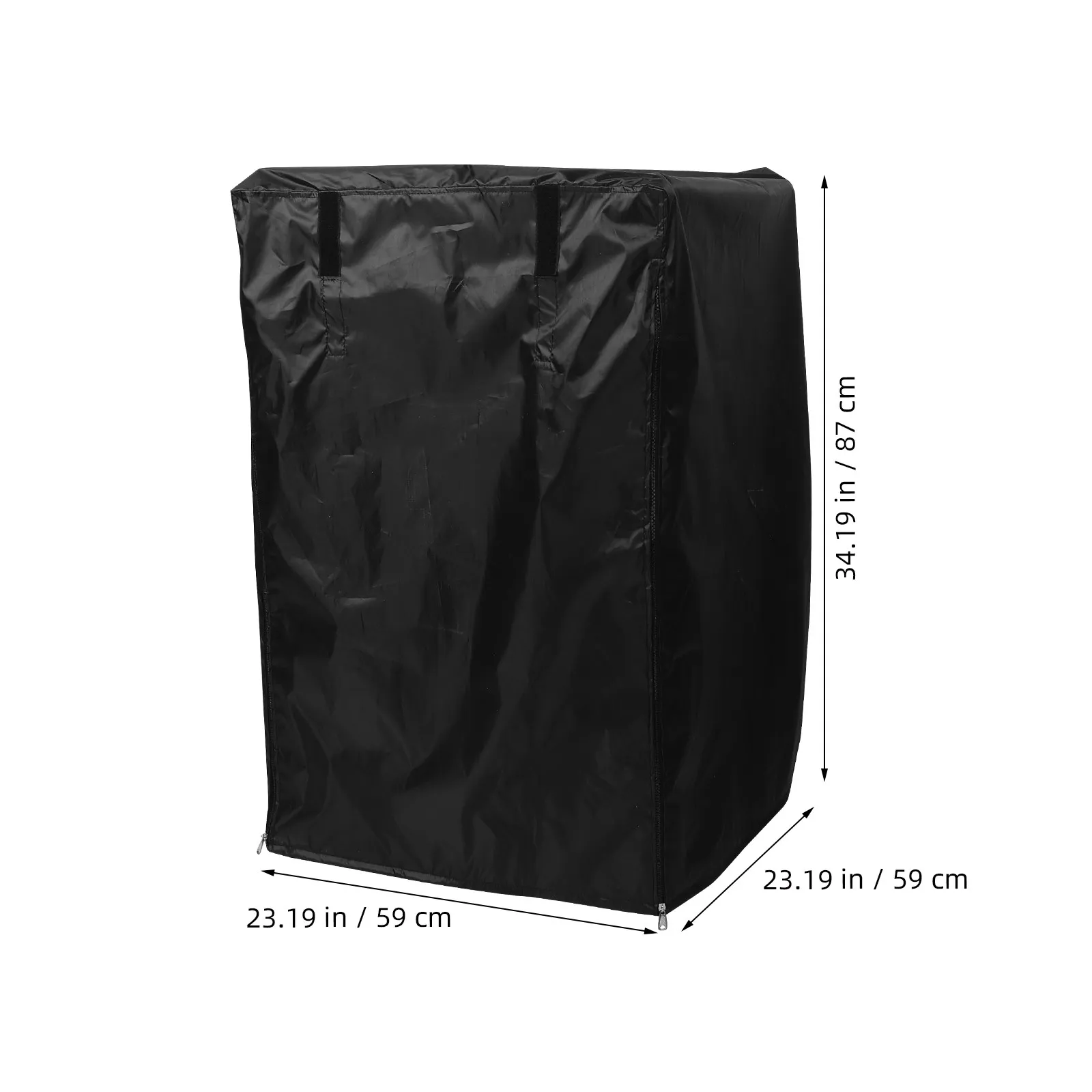 Dustproof Upright Beverage Fridge Cover 34.3x23x22.1 Refrigerator Protector Fabric Kitchen Appliance Cover Home Standing Fridge