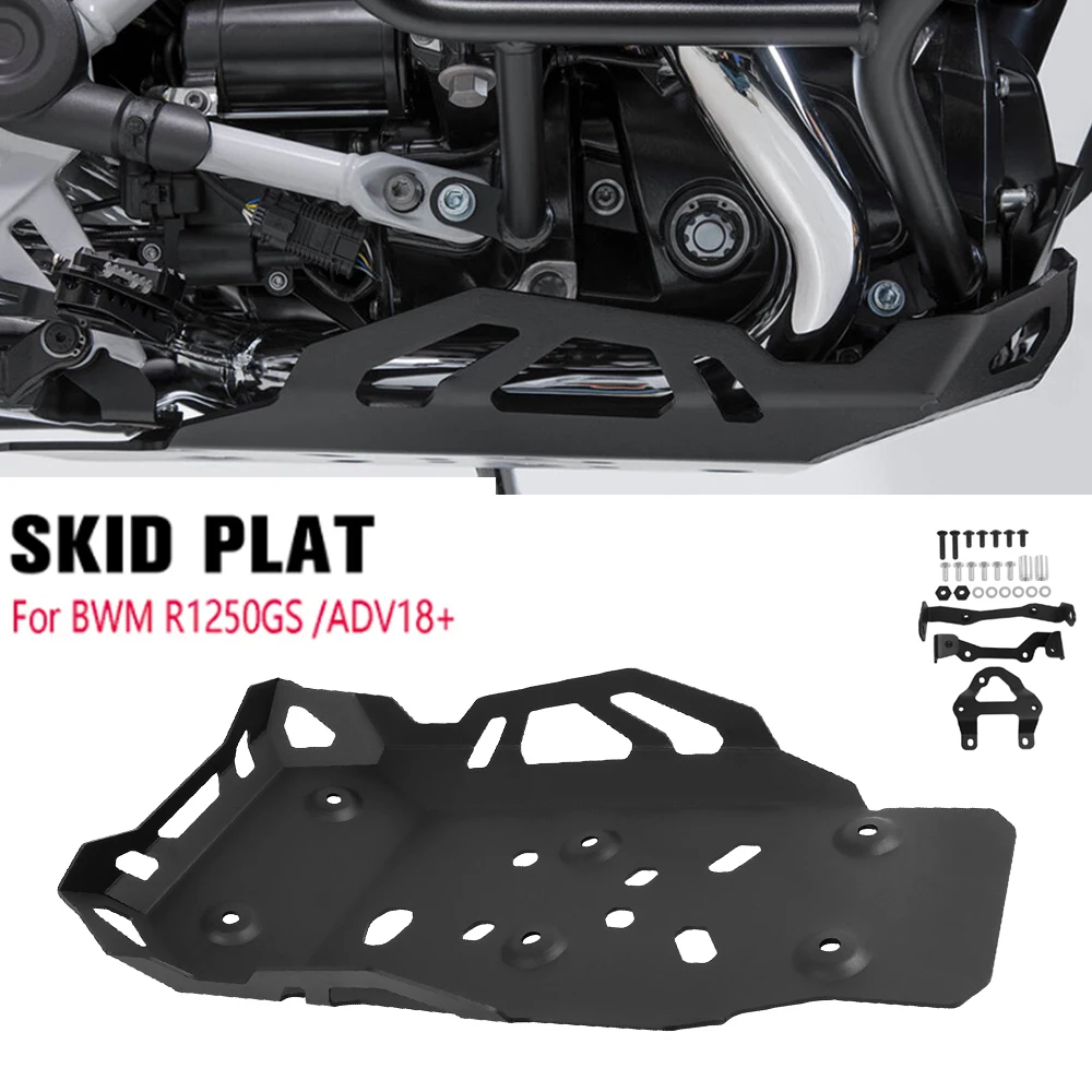 For BMW R1250GS R1250 GS Adventure R 1250 GS ADV 2018-2024 Bash Plate Skid Plate Belly Pan Engine Guard Bottom Chassis Protector