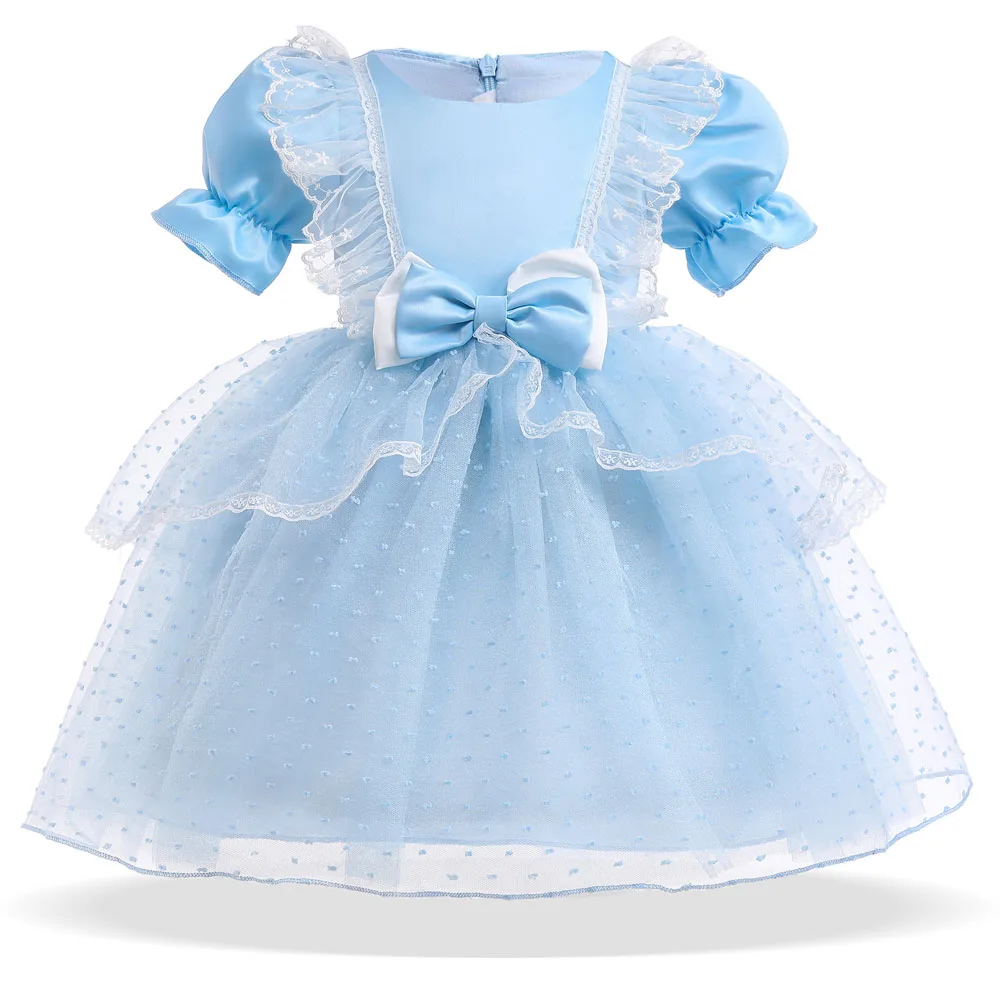 New Kids Dresses For Girls Tutu Princess Children Evening Party Dress Children Flower Girls Wedding Dress vestido 5 6 7 8 Year