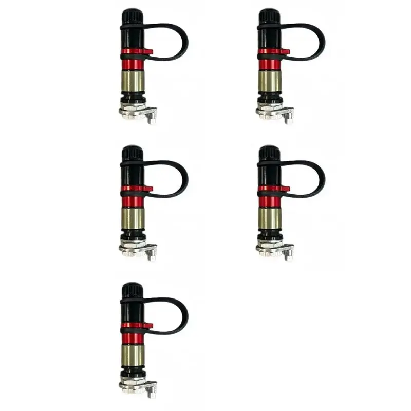 

5X Universal Tire Valve Pressure Relief Valve Desert Off-Road Sand Tire Quick Release Valve Car Accessories Long Style-N29R