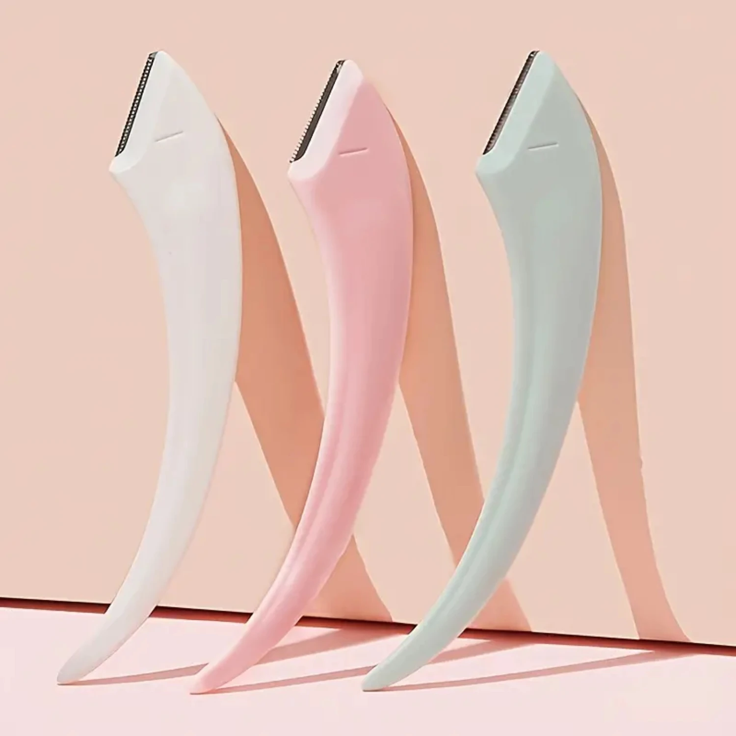 Scimitar Professional 3팩 눈썹 트리머 세트, 남성 및 여성을 위한 보호 커버가 포함된 정밀 페이셜 면도기 - 프리미엄 Qual