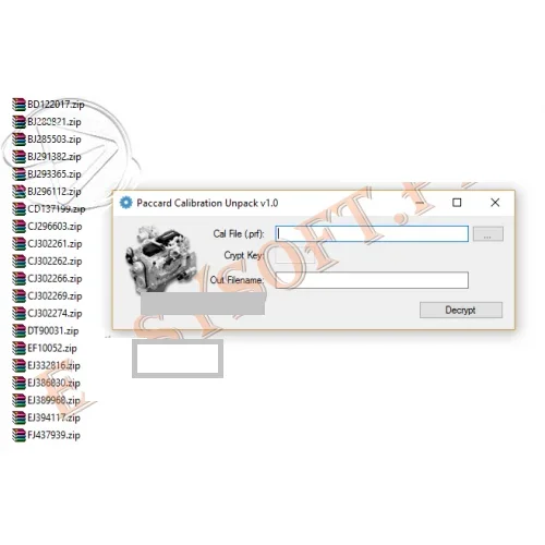 Davie Calibrations Decryptor V1.0 + PRS Files for Paccar