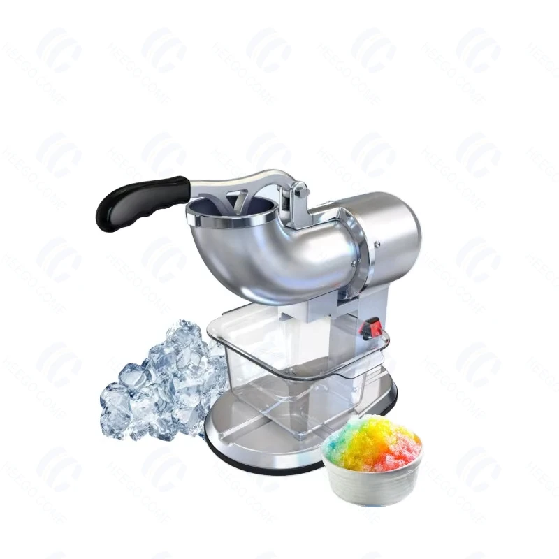 

Коммерческая дробилка льда, ручная небольшая электрическая полуавтоматическая льдогенератор