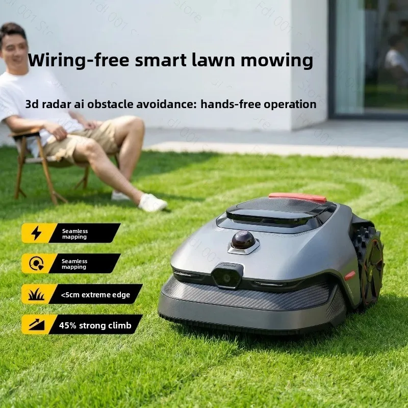 Robotic Lawn Mower LIDAX Ultra 1000 RTK Navigation Obstacle Avoidance