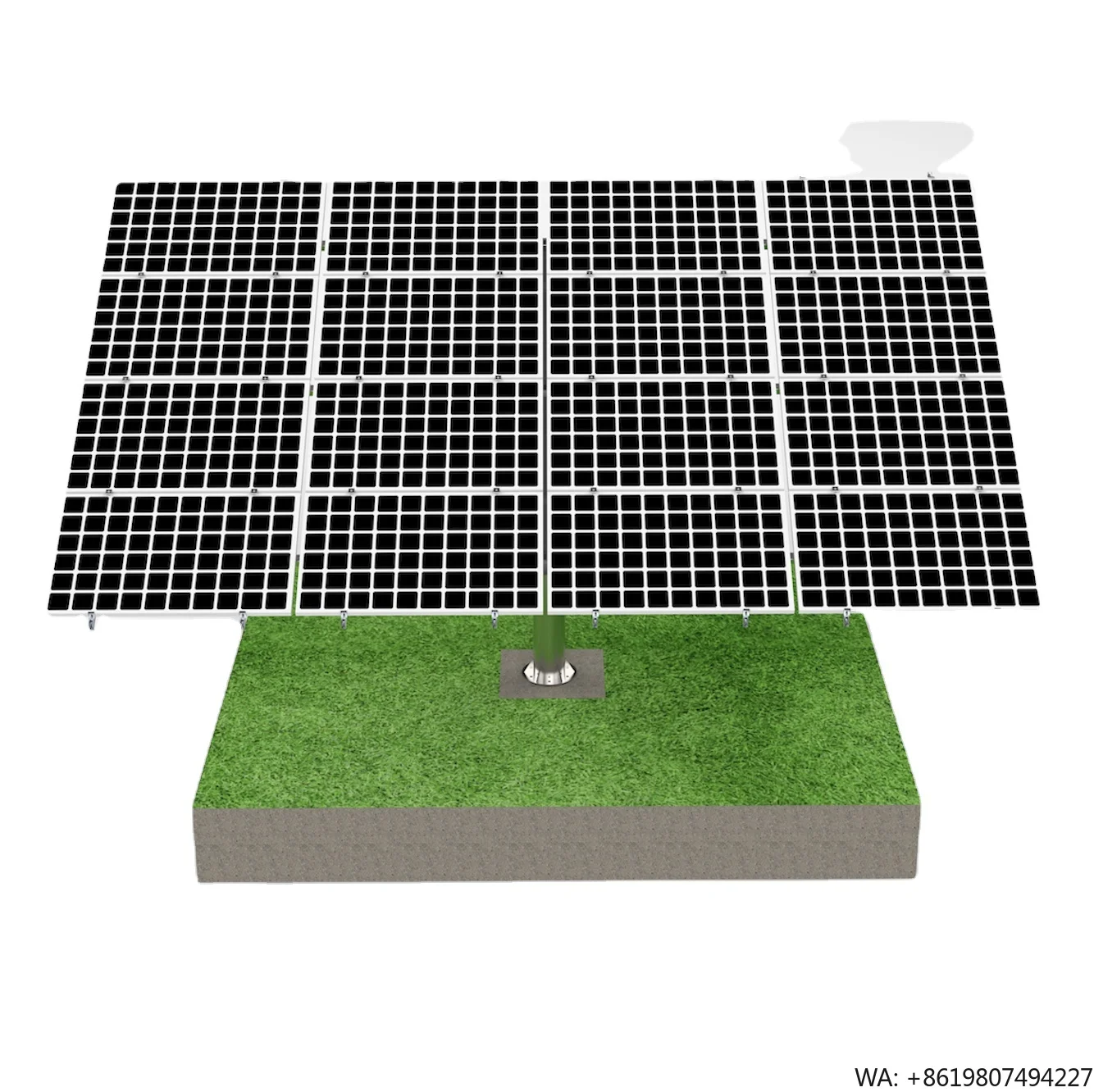 

Sun Power Dual Axis Sun Tracker Aluminum Stainless Steel Quick Installation Mounting Solar Home System