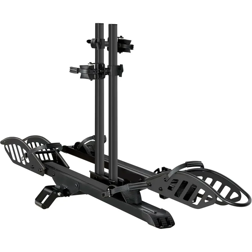 

200 lbs Capacity E-Bike Rack - Hitch Mount for Cars, Trucks, SUVs, and RVs - Fits Bikes with 5-inch Tires